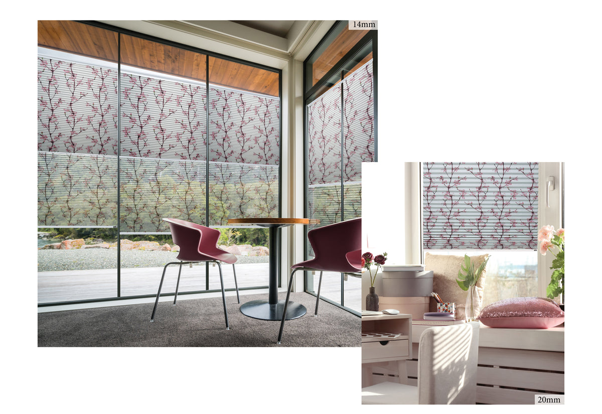 Lattice Printed Perfect Fit Pleated Blind — premium custom made-to-measure by Ibiza Premium Shades