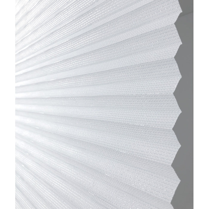 Bright Perfect Fit Pleated Blind installed in modern home setting with natural light