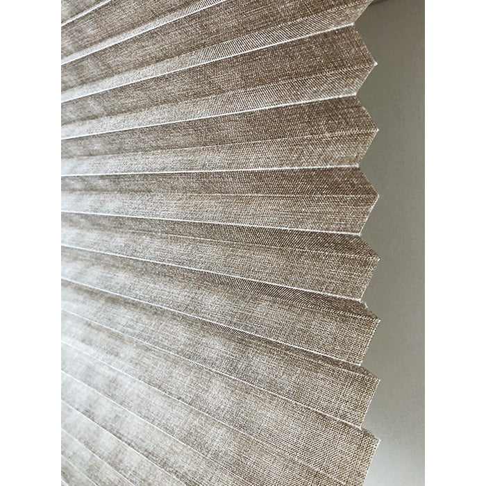 Dutch Perfect Fit Pleated Blind fabric close-up showing texture and quality detail