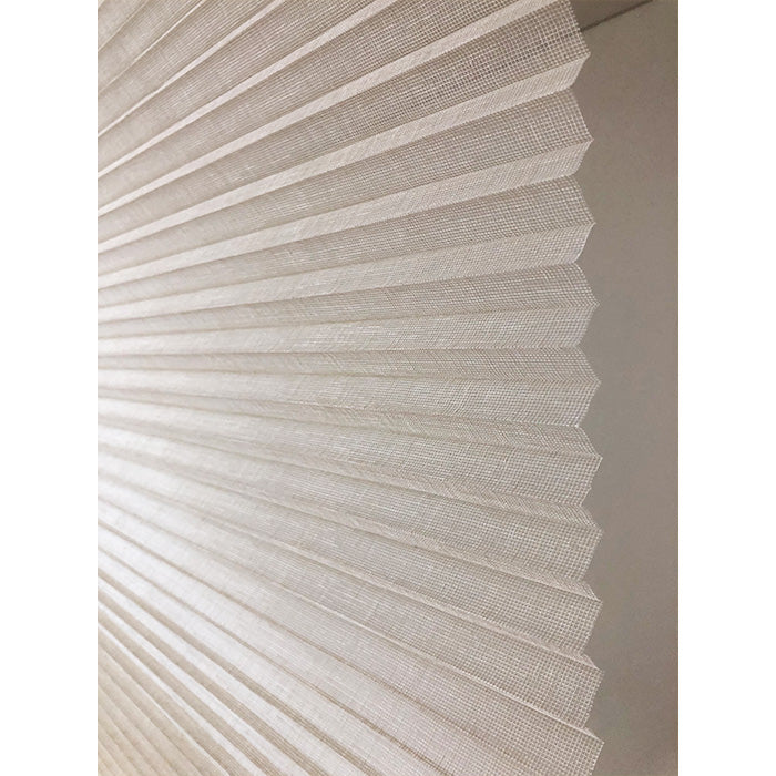 Lattice Perfect Fit Pleated Blind fabric close-up showing texture and quality detail
