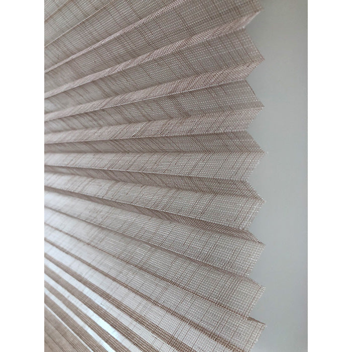 Lattice Perfect Fit Pleated Blind installed in modern home setting with natural light
