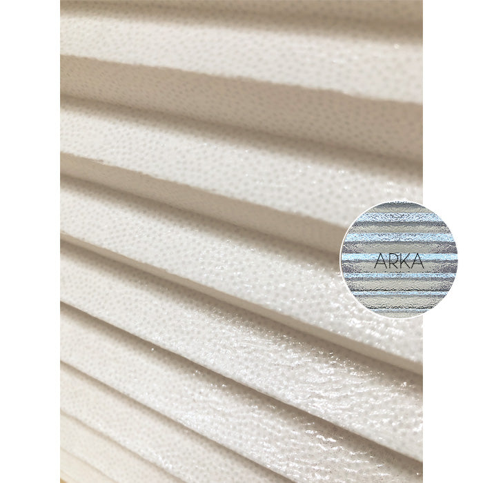 Lucidum Perfect Fit Pleated Blind fabric close-up showing texture and quality detail