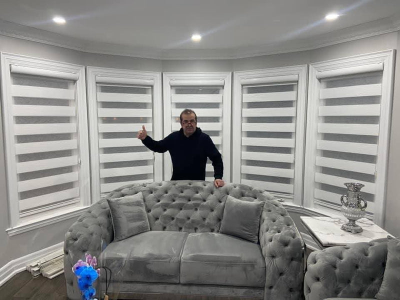 Custom blinds installation — Ibiza Premium Shades custom blinds